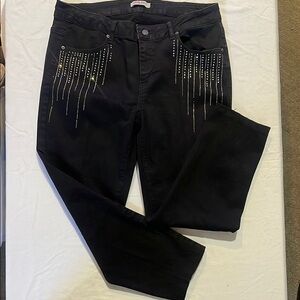 Classic Black Straight Leg Jeans